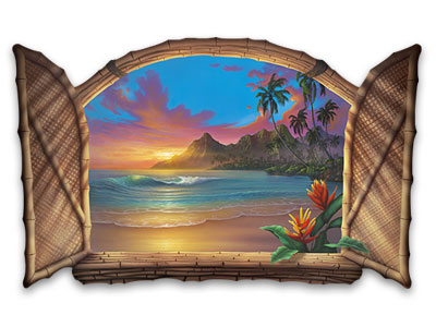 Wall Art Beyond-Paradise-seascape-painting