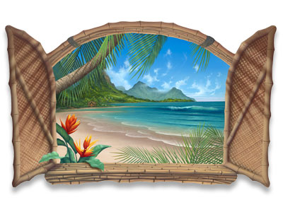 Painting-Of-Paradise-Wall-Art